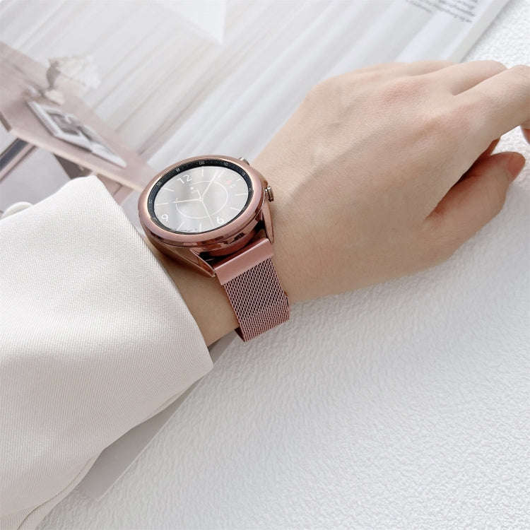 20mm Two Sections Milan Steel Watch Band(Colorful)