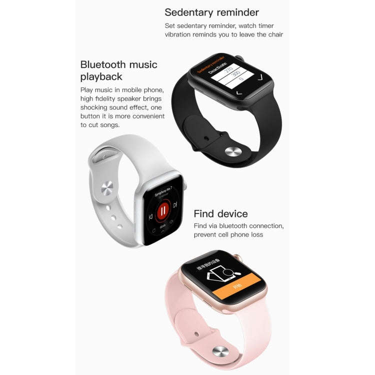 T500 1.44 inch TFT Touch Screen Smart Watch, Support Sleep Monitoring / Heart Rate Monitoring / B