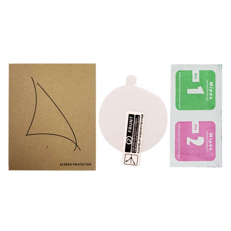 D34mm 10 PCS TPU Round HD Soft Hydrogel Film Watch Screen Protector