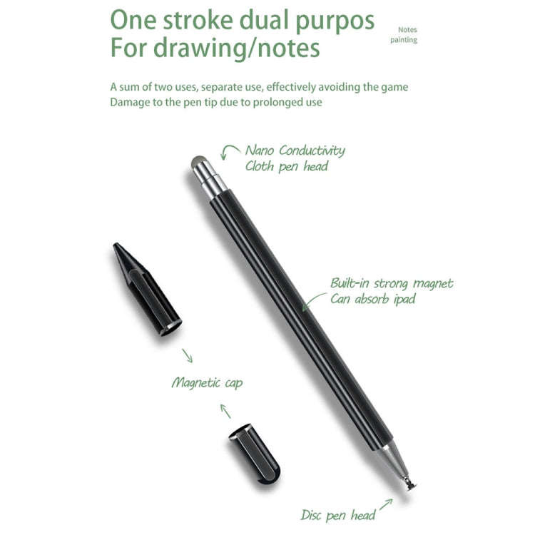 JB06 Universal Magnetic Nano Pen Tip + Disc Pen Tip Stylus Pen for Mobile Phones and Tablets(White)