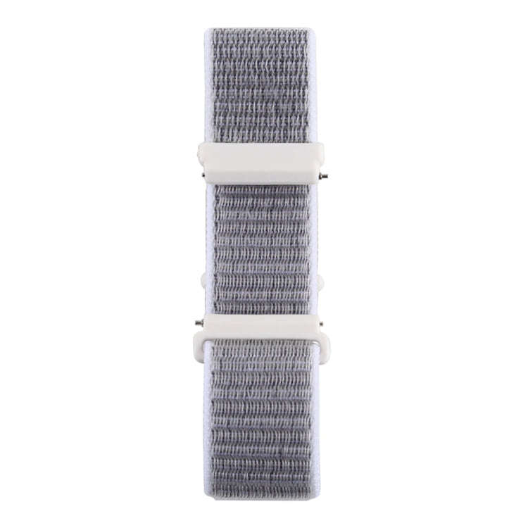 For Fitbit Versa / Versa 2 Nylon Watch Band with Hook and Loop Fastener(Grey)