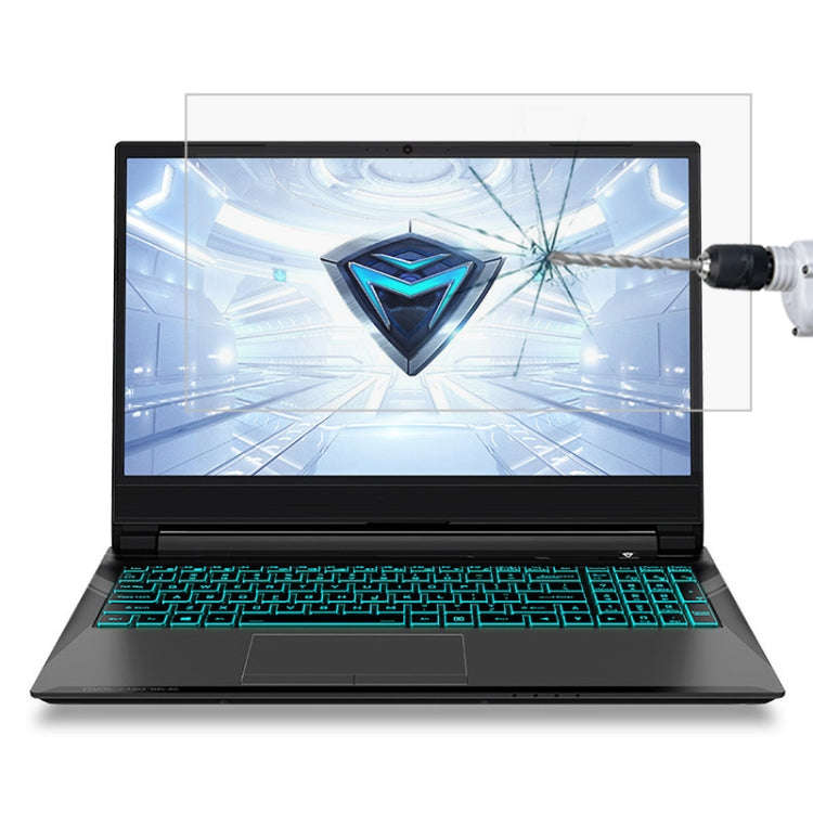 For MACHENIKE T58-VCI1p 15.6 inch Laptop Screen HD Tempered Glass Protective Film