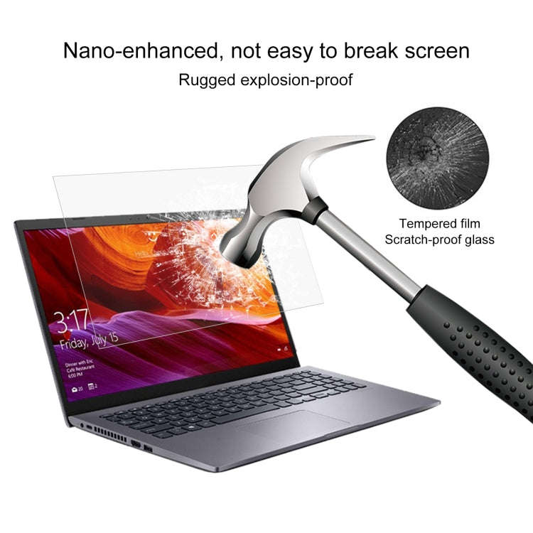 Laptop Screen HD Tempered Glass Protective Film For Asus PX574FB8265 15.6 inch