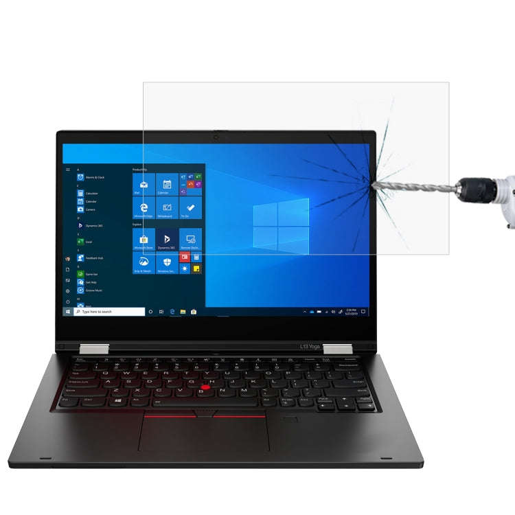 Laptop Screen HD Tempered Glass Protective Film For ThinkPad L13 Yoga 13.3 inch
