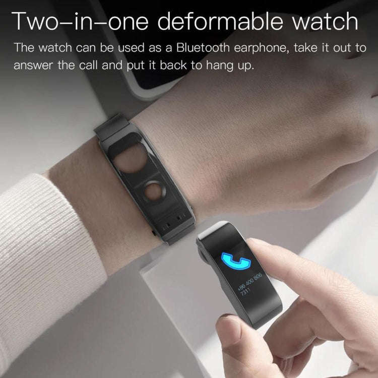 JAKCOM F2 1.28 inch TFT Color Screen Bluetooth Earphone Smart Watch, Support Sleep Monitoring / H...