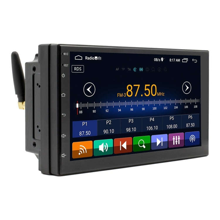S-072A 7 inch IPS Screen Car Android Player GPS Navigation Bluetooth Touch Radio, Support Mirror ...