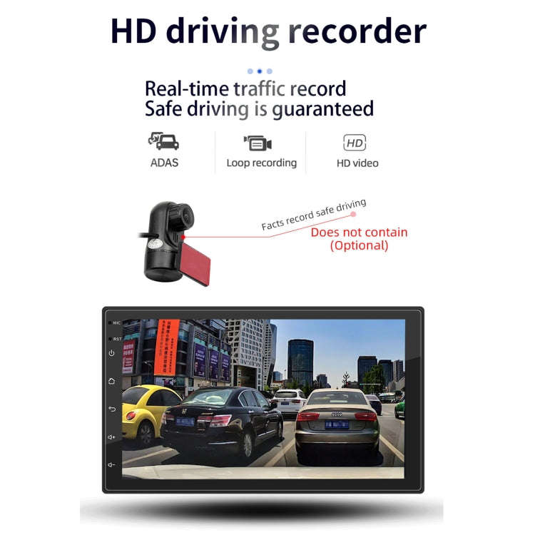 S-072A 7 inch IPS Screen Car Android Player GPS Navigation Bluetooth Touch Radio, Support Mirror ...