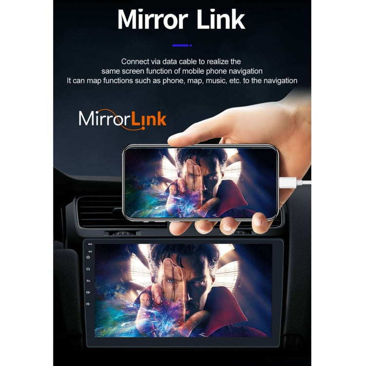 S-9090 9 inch HD Screen Car Android Player GPS Navigation Bluetooth Touch Radio, Support Mirror L...