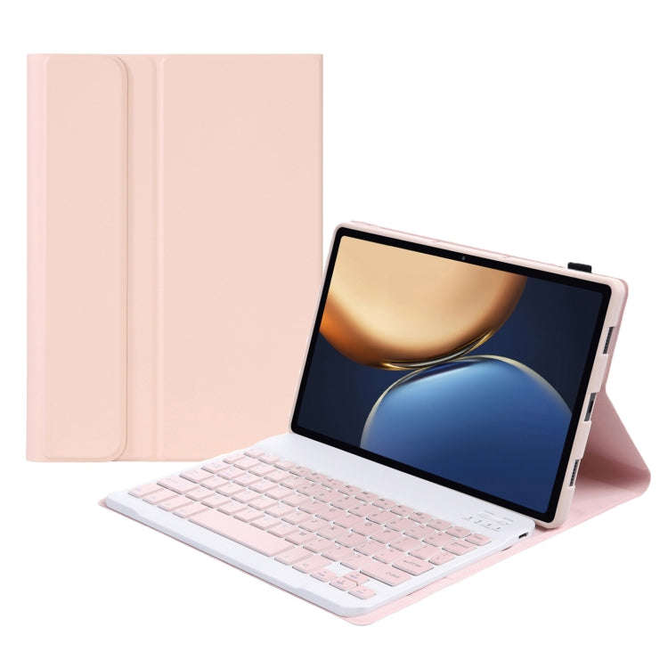 AHV7 Lambskin Texture Ultra-thin Bluetooth Keyboard Leather Tablet Case For Honor Pad V8 / Tablet...