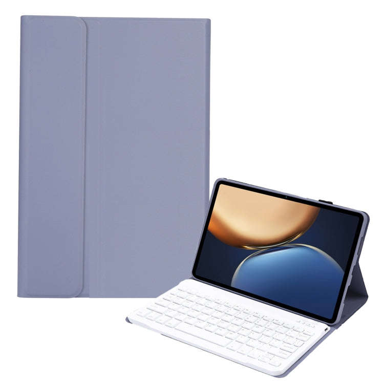 AHV7 Lambskin Texture Ultra-thin Bluetooth Keyboard Leather Tablet Case For Honor Pad V8 / Tablet...