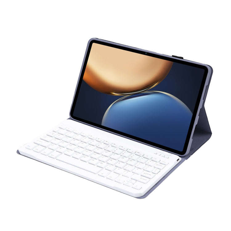 AHV7 Lambskin Texture Ultra-thin Bluetooth Keyboard Leather Tablet Case For Honor Pad V8 / Tablet...