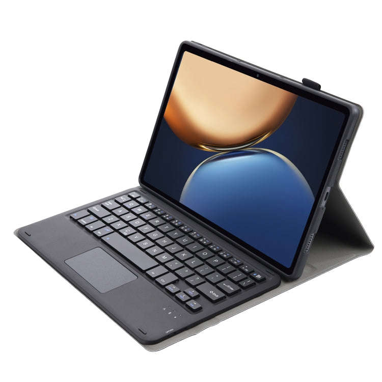 AHV7-A Lambskin Texture Ultra-thin Bluetooth Keyboard Leather Tablet Case with Touchpad For Honor...