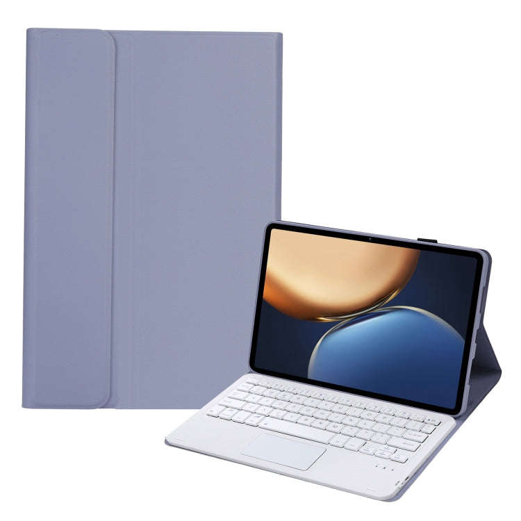AHV7-A Lambskin Texture Ultra-thin Bluetooth Keyboard Leather Tablet Case with Touchpad For Honor...