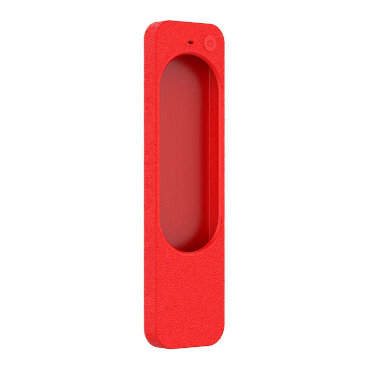 Silicone Protective Case Cover For Apple TV 4K 4th Siri Remote Controller(Red)