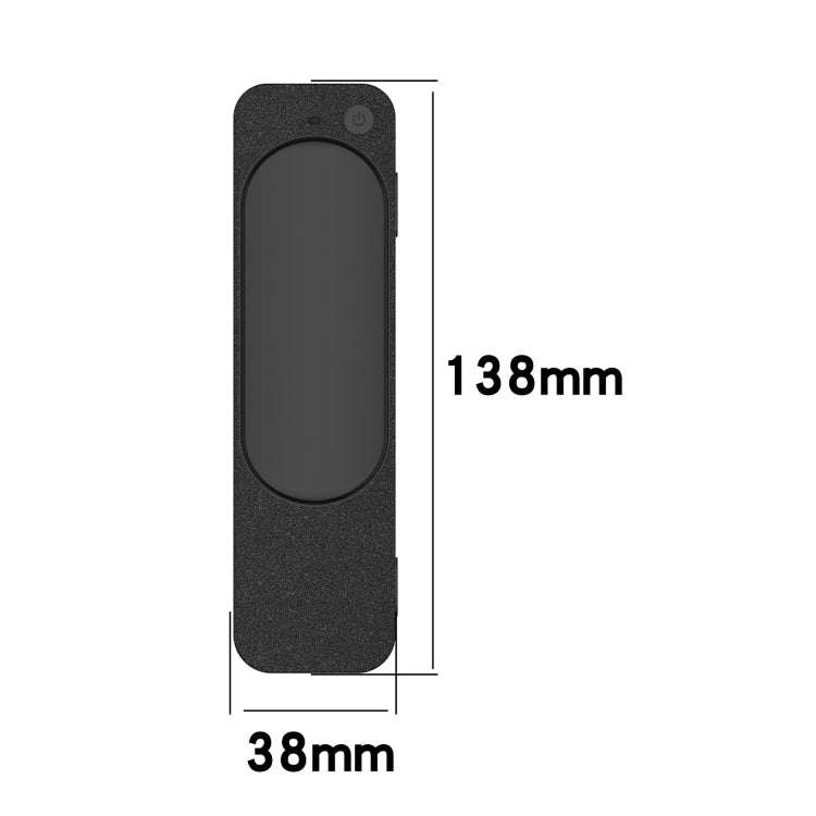 Silicone Protective Case Cover For Apple TV 4K 4th Siri Remote Controller(Black)