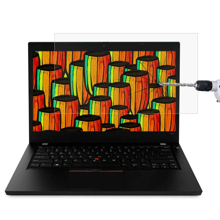 Laptop Screen HD Tempered Glass Protective Film For ThinkPad L490 14 inch