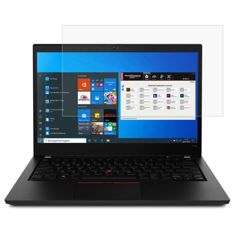 Laptop Screen HD Tempered Glass Protective Film For ThinkPad P14s 14 inch