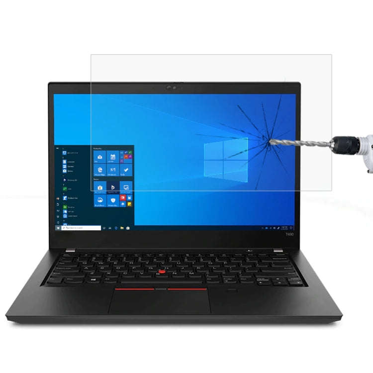 Laptop Screen HD Tempered Glass Protective Film For ThinkPad T490 14 inch