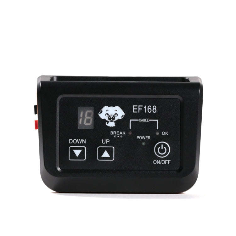 EF168 Wired Rechargeable Waterproof Pet Electronic Fence Dog Training Device, Style:1 to 1(US Plug)