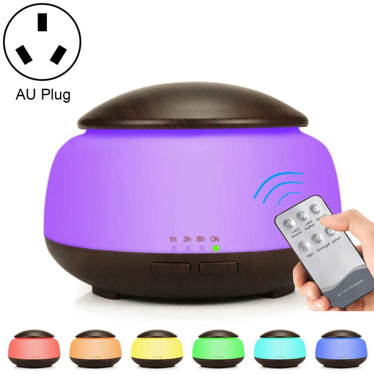 Wood Grain Humidifier Air Purifier Ultrasonic Atomization Household Aromatherapy Machine with Col...