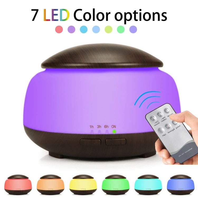Wood Grain Humidifier Air Purifier Ultrasonic Atomization Household Aromatherapy Machine with Col...