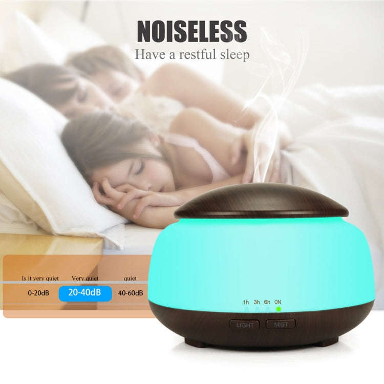 Wood Grain Humidifier Air Purifier Ultrasonic Atomization Household Aromatherapy Machine with Col...