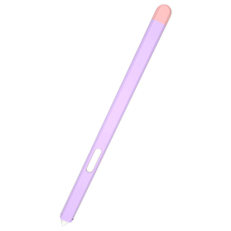 Contrast Color Stylus Pen Protective Case for Samsung Galaxy Tab S Pen(Purple Pink)
