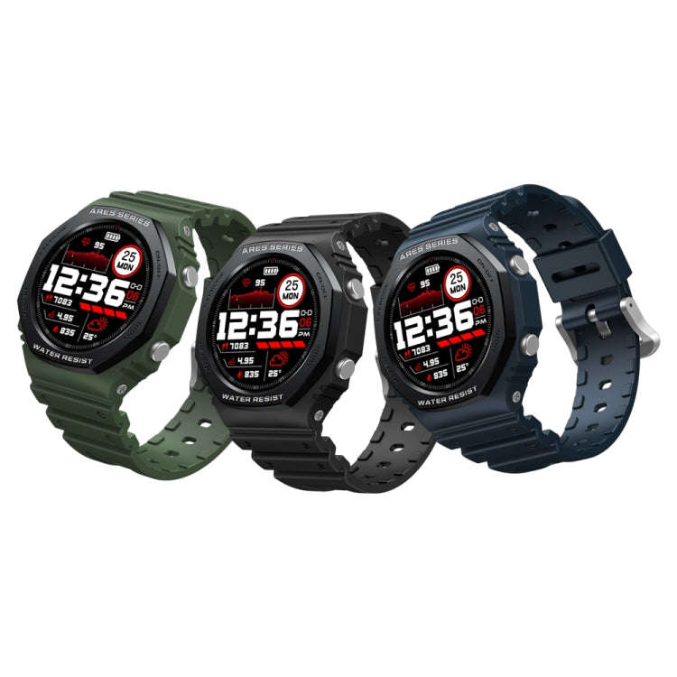 Zeblaze Ares 2 1.09 inch Color Touch Screen 5ATM Waterproof Smart Watch, Support Sleep Monitoring...