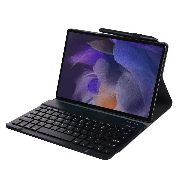 A08 Ultra-thin Bluetooth Keyboard Leather Case For Samsung Galaxy Tab A8 2021 SM-X205 / SM-X200(B...