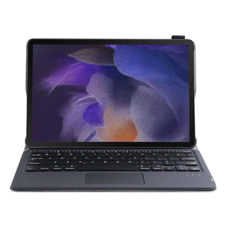A08-A Ultra-thin Bluetooth Keyboard Leather Case with Touchpad For Samsung Galaxy Tab A8 2021 SM-...