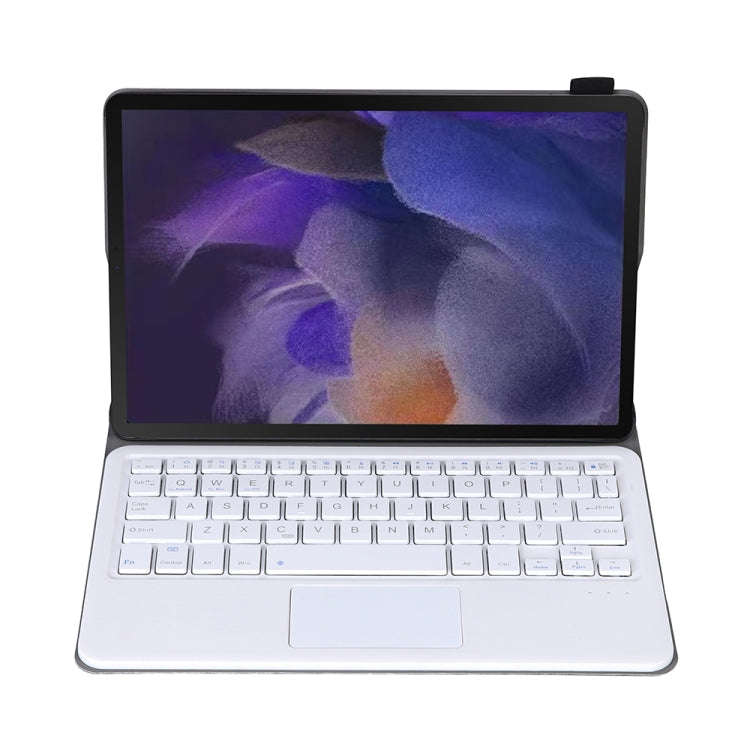 A08-A Ultra-thin Bluetooth Keyboard Leather Case with Touchpad For Samsung Galaxy Tab A8 2021 SM-...