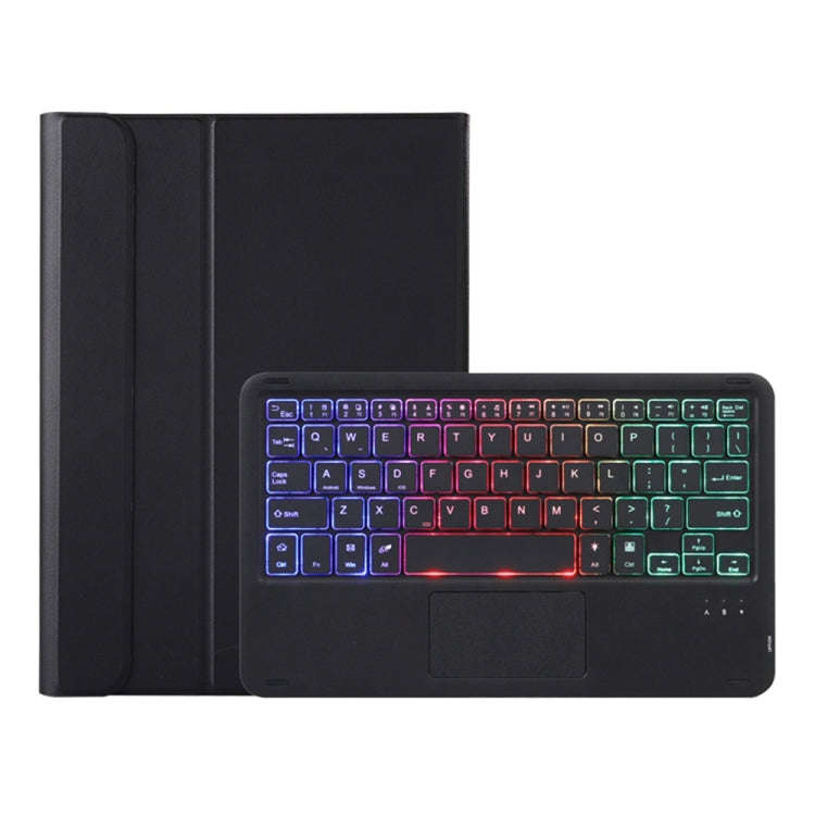 A08-AS Ultra-thin Backlight Bluetooth Keyboard Leather Case with Touchpad For Samsung Galaxy Tab ...