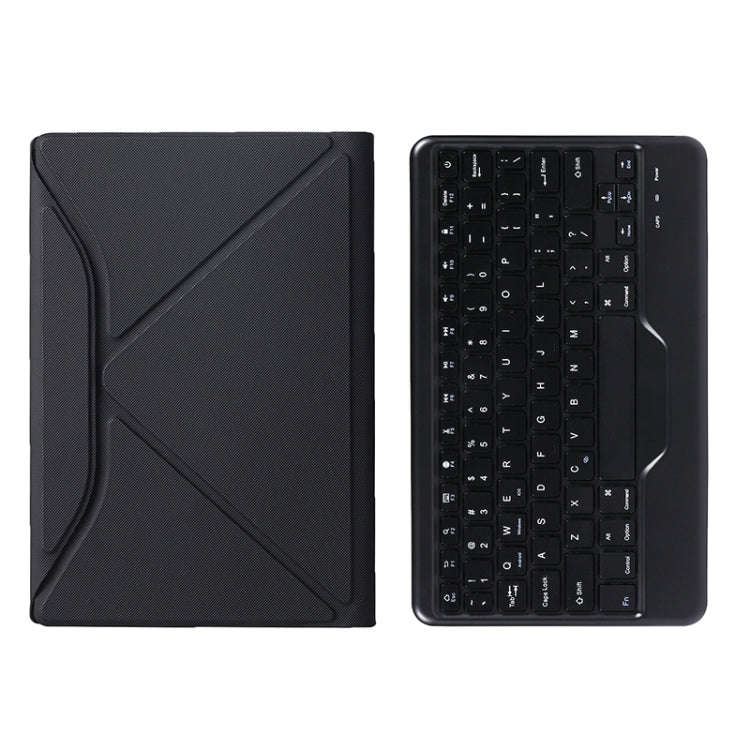 BA08 Diamond Texture Bluetooth Keyboard Leather Case with Triangle Back Support For Samsung Galax...
