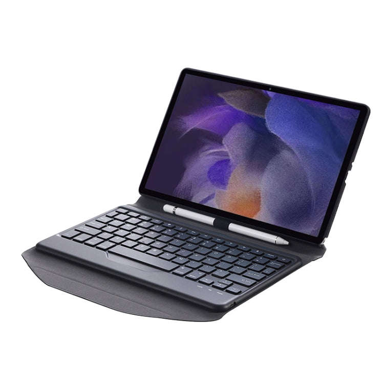 BA08 Diamond Texture Bluetooth Keyboard Leather Case with Triangle Back Support For Samsung Galax...
