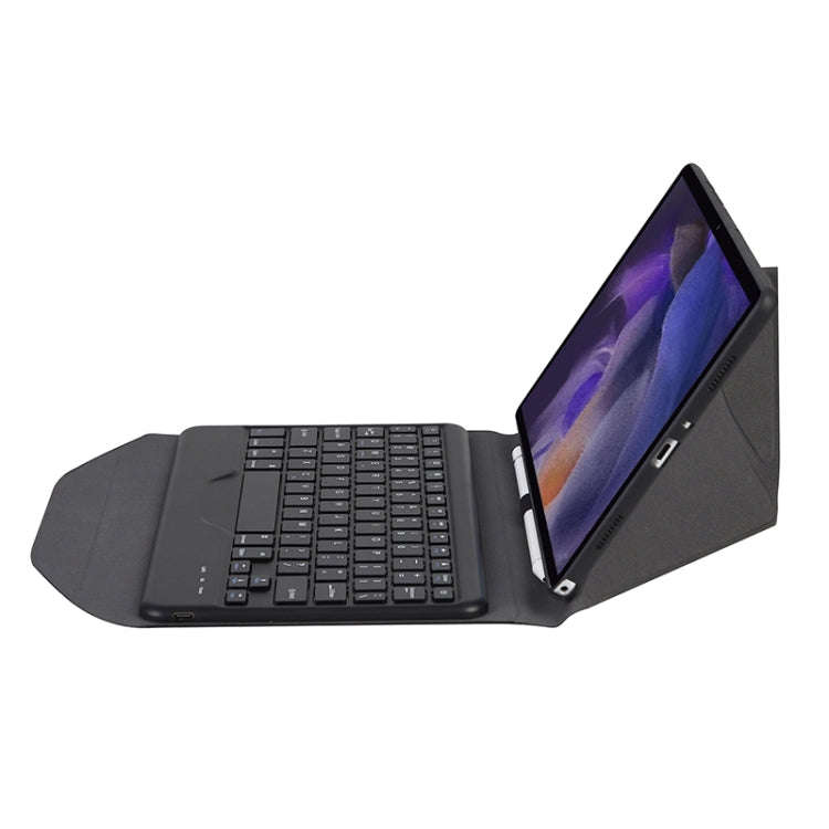 BA08 Diamond Texture Bluetooth Keyboard Leather Case with Triangle Back Support For Samsung Galax...