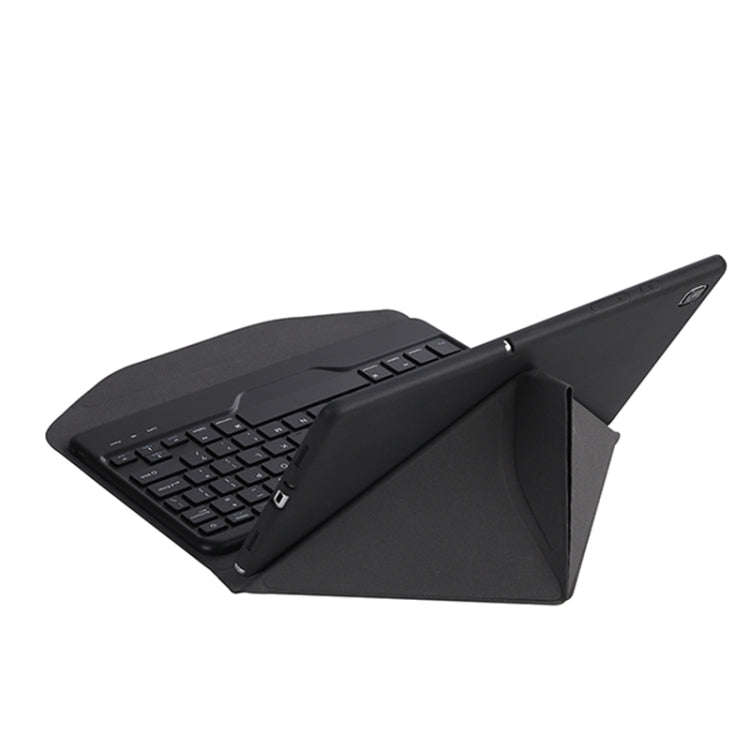 BA08 Diamond Texture Bluetooth Keyboard Leather Case with Triangle Back Support For Samsung Galax...