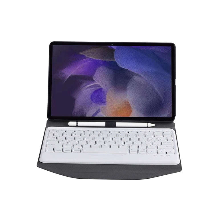 BA08 Diamond Texture Bluetooth Keyboard Leather Case with Triangle Back Support For Samsung Galax...