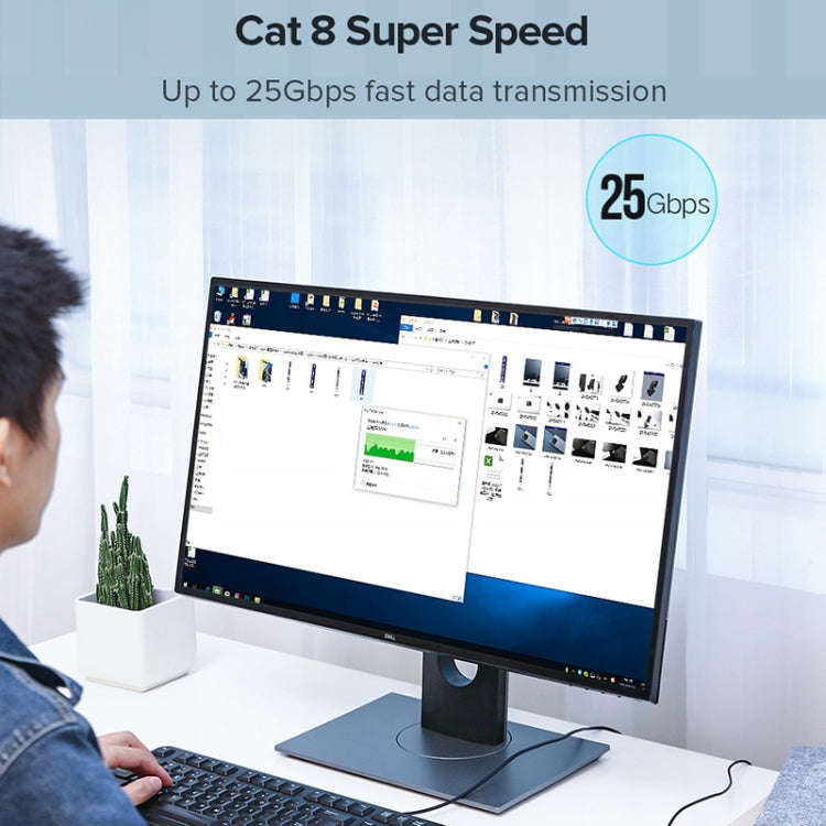 UGREEN CAT8 Ethernet Network LAN Cable, Length:10m