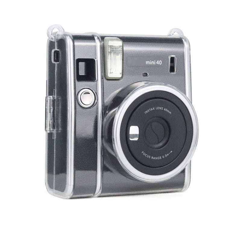 Protective Crystal Case with Strap For FUJIFILM Instax mini 40(Transparent)