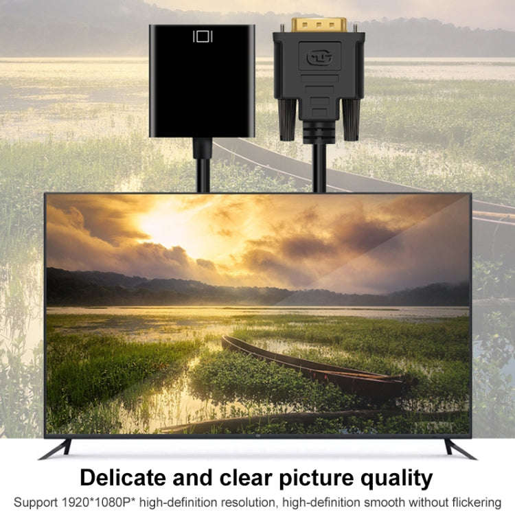 H66c VGA Male to HDMI Female Converter(Black)