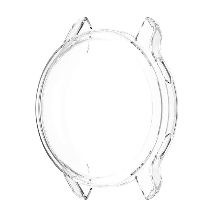 For Garmin Venu 2S Half Coverage Hollowed TPU Protective Case(Transparent White)