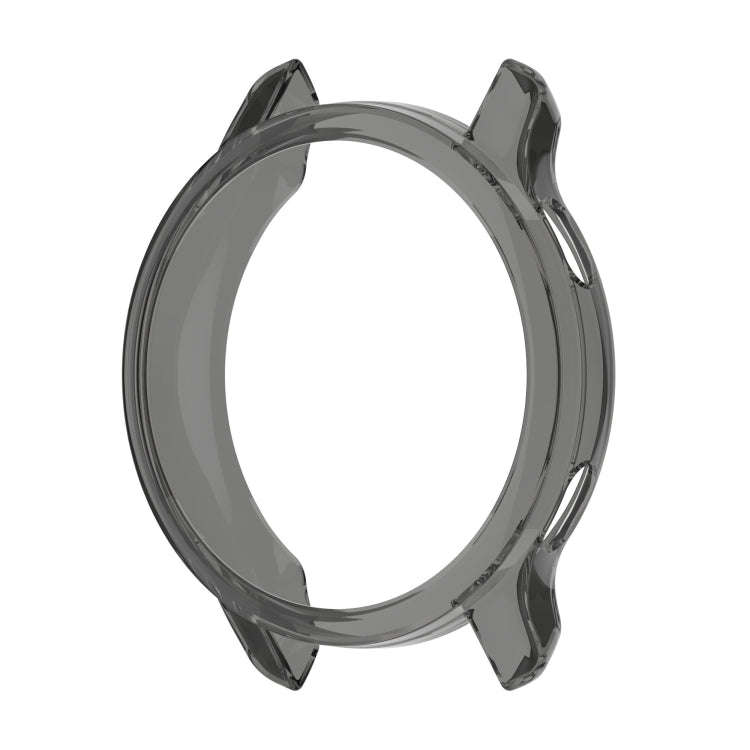 For Garmin Venu 2 Half Coverage Hollowed TPU Protective Case(Transparent Black)