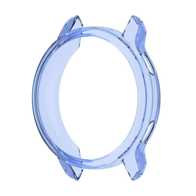 For Garmin Venu 2 Half Coverage Hollowed TPU Protective Case(Transparent Blue)