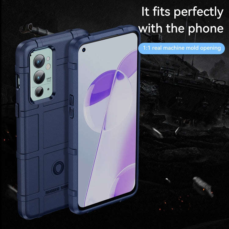 For OnePlus 9RT Full Coverage Shockproof TPU Phone Case(Blue)