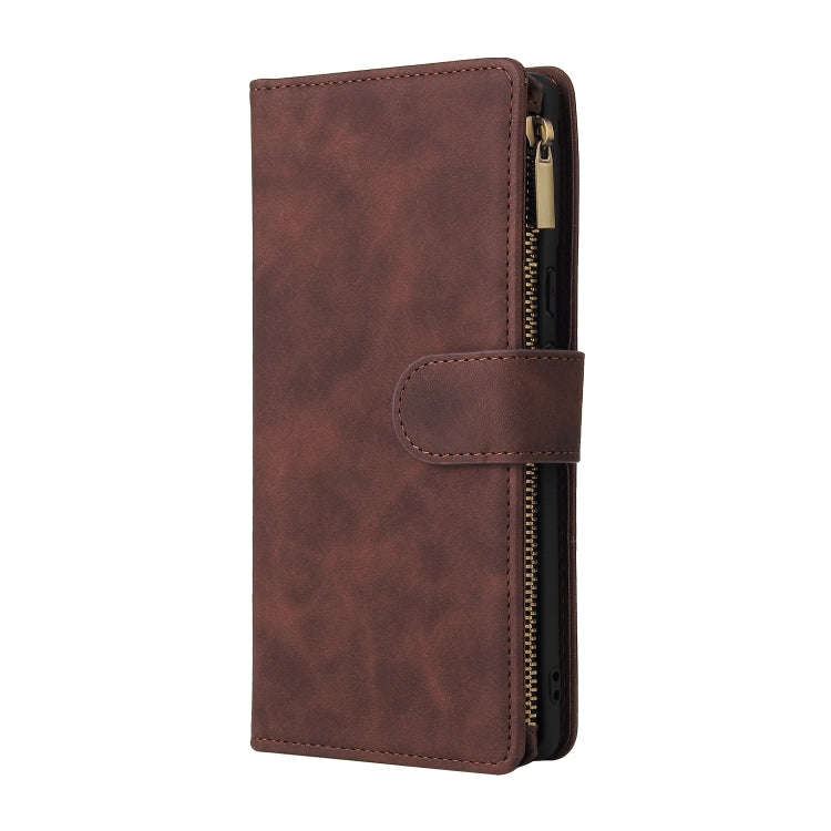 For Google Pixel 6 Pro Multifunctional Phone Leather Case with Card Slot & Holder & Zipper Wallet...