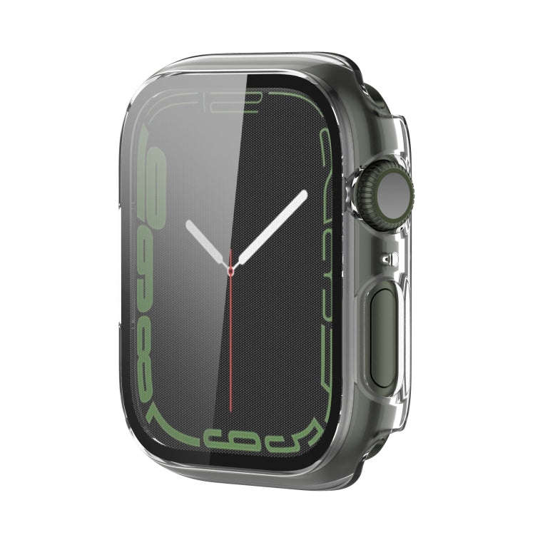 Electroplating Shockproof PC Protective Case with Tempered Glass Film For Apple Watch Series 9 / ...