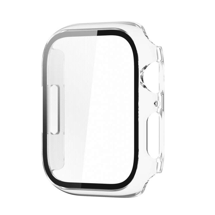 Electroplating Shockproof PC Protective Case with Tempered Glass Film For Apple Watch Series 9 / ...