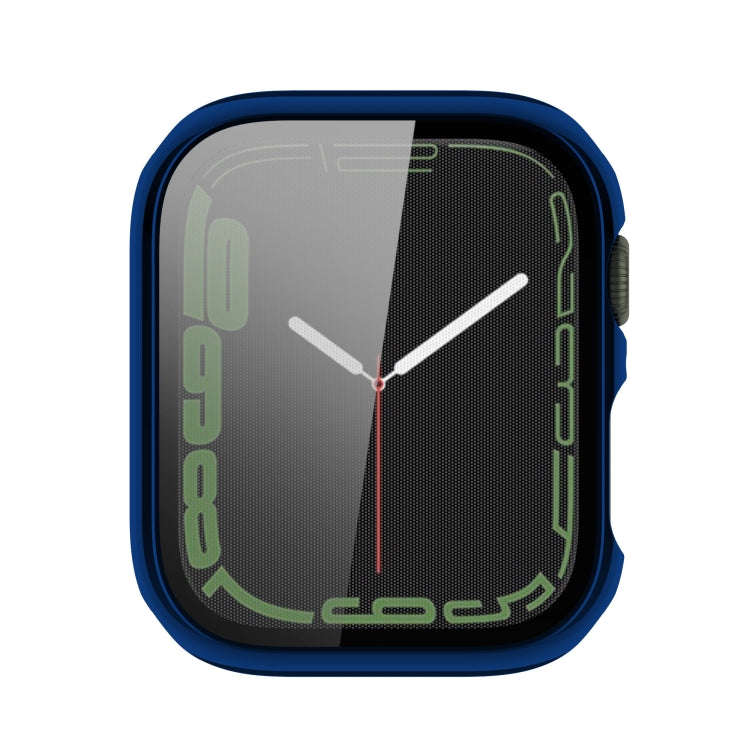 Electroplating Shockproof PC Protective Case with Tempered Glass Film For Apple Watch Series 9 / ...