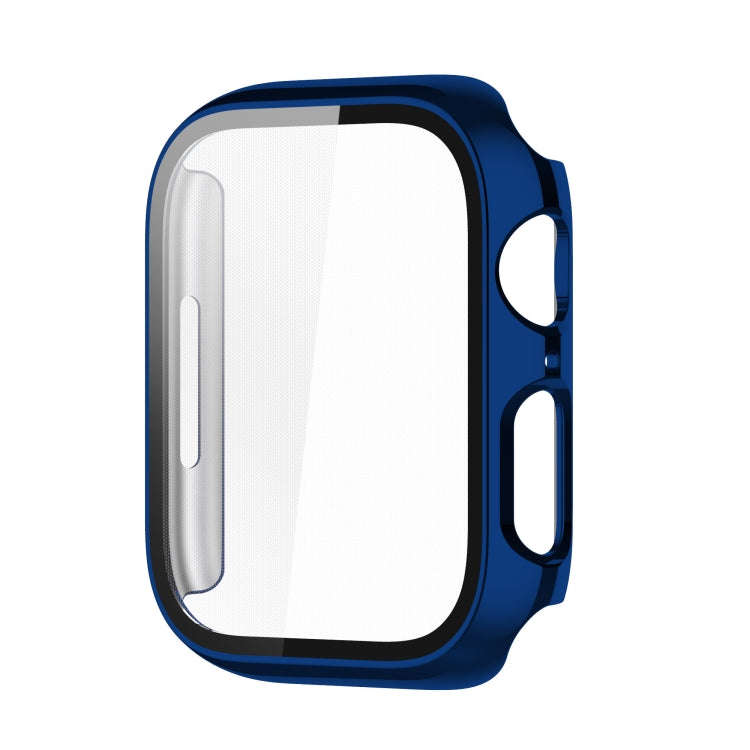 Electroplating Shockproof PC Protective Case with Tempered Glass Film For Apple Watch Series 9 / ...