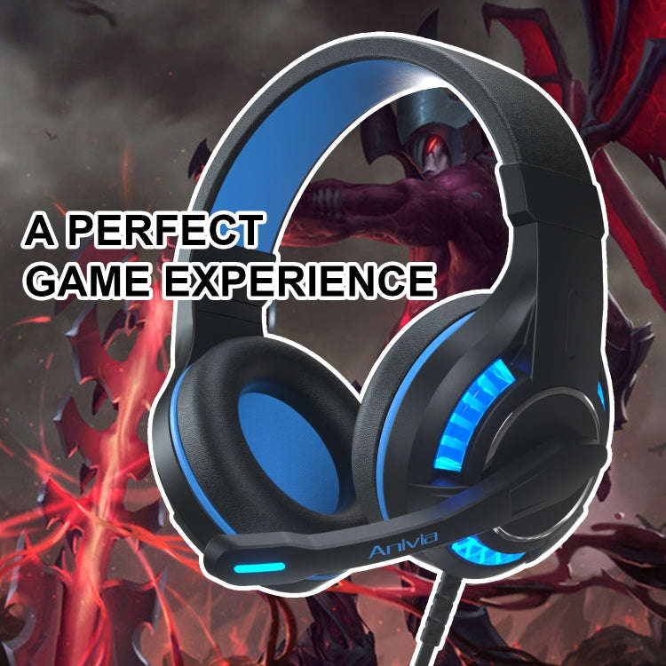 SADES MH603 3.5mm Port Adjustable Gaming Headset with Microphone(Black Blue)